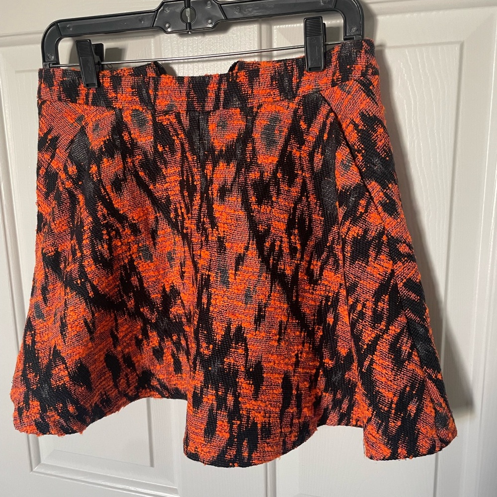 Orange and Navy skirt